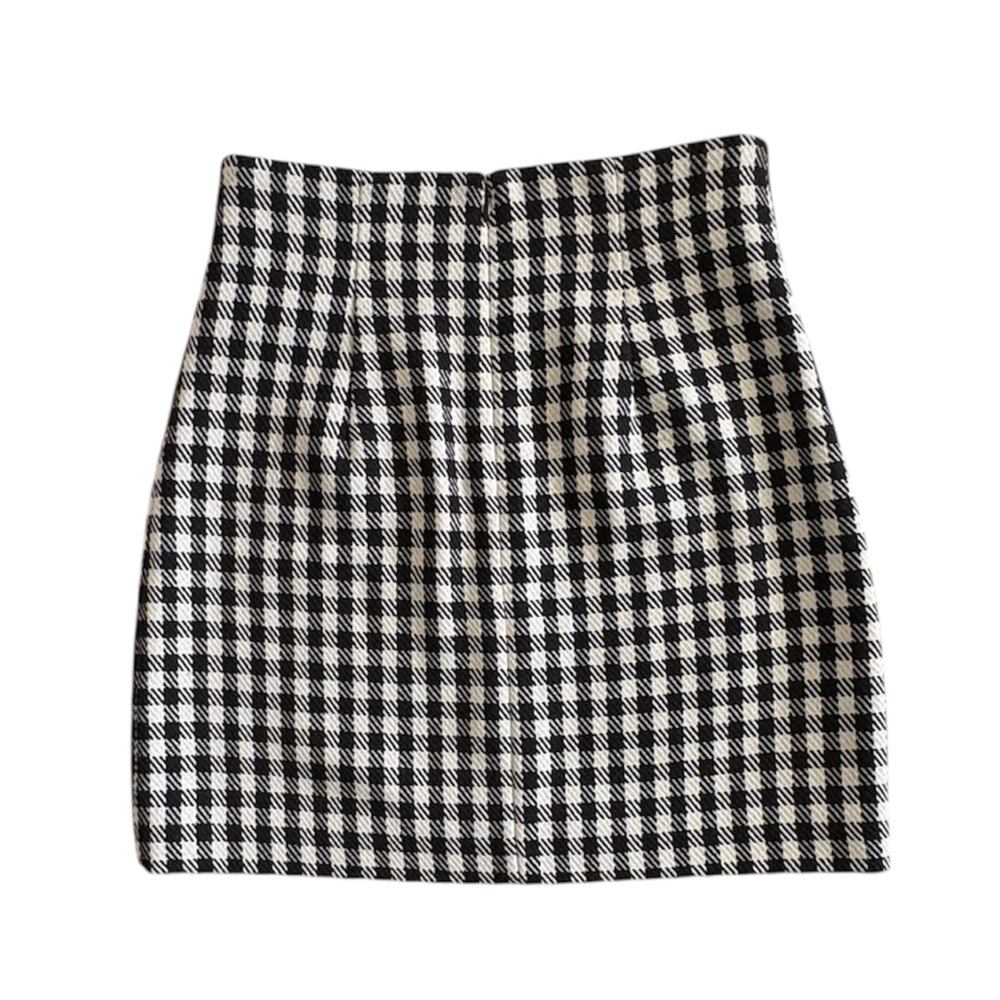 TYLER BOE ASHLEY Check Skirt Black/White NWT - Picture 7 of 15